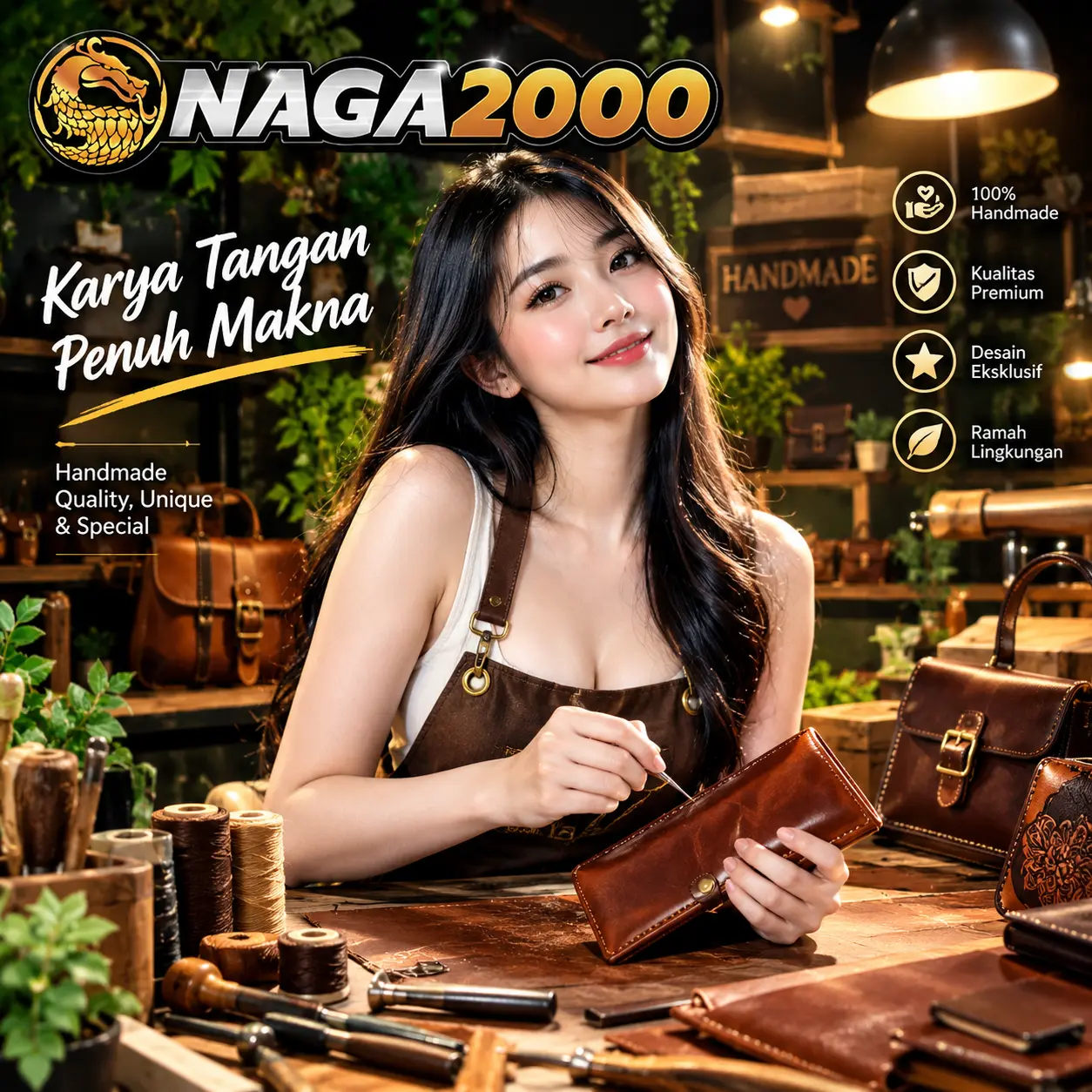 Thumbnail 1 of 3, Poster, NAGA2000 x Aesop Shoes | Menghargai Nilai Estetika dan Ketelitian Sentuhan Tangan dalam Industri Kreatif Handmade designed and sold by NAGA2000.